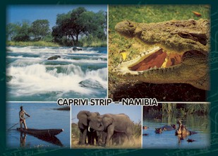 Animals and people in the Caprivi Strip